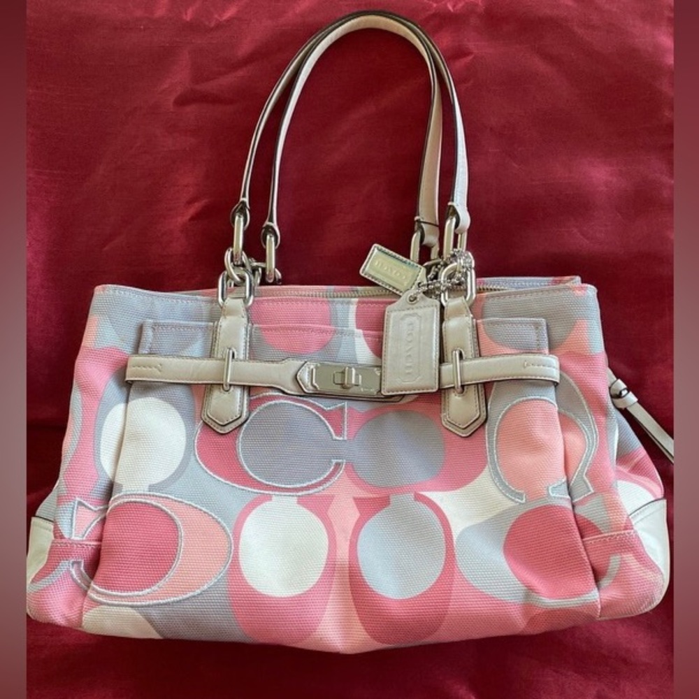 Coach Carryall Chelsea 19399 Jayden Multicolor Canvas Tote